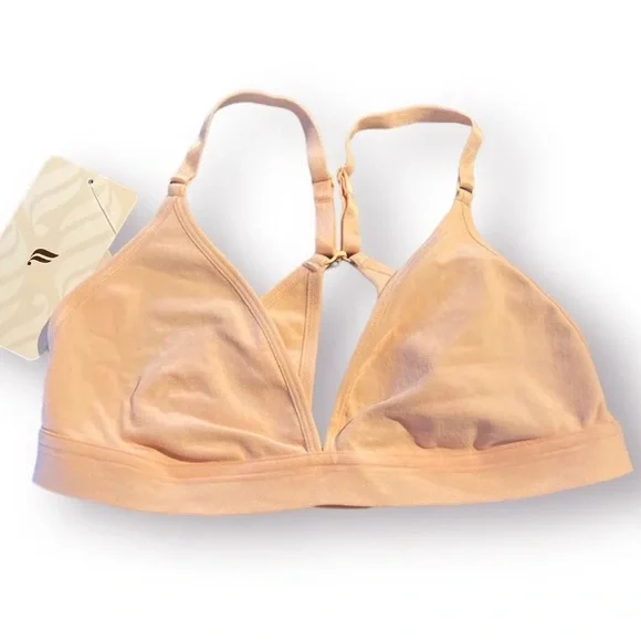 NWT FABLETICS Noelle Sculptknit RACERBACK BRALETTE SZ Small SOFT Pink Cloud - Picture 2 of 6